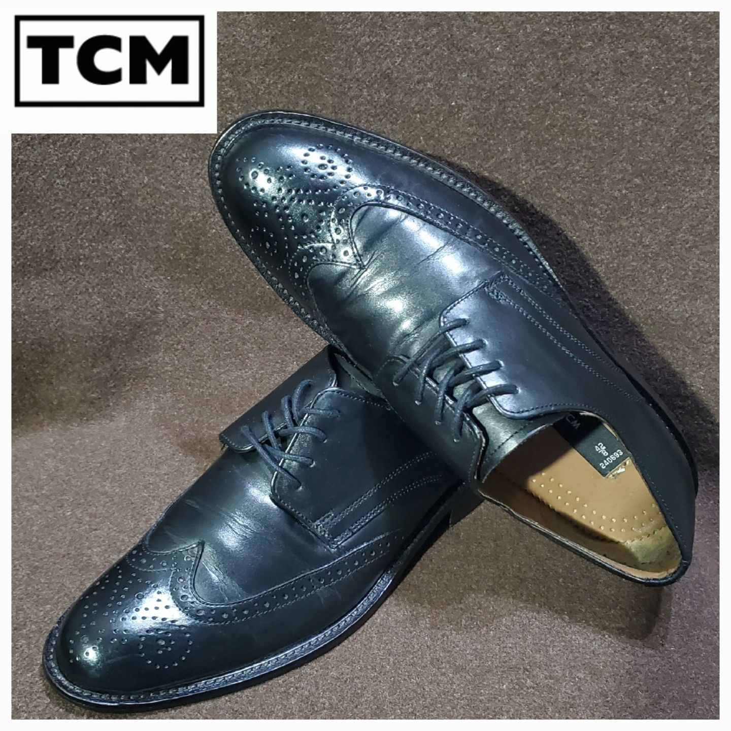 мужские туфли, броги, TCM Tchibo ( р 42 / 28 см )