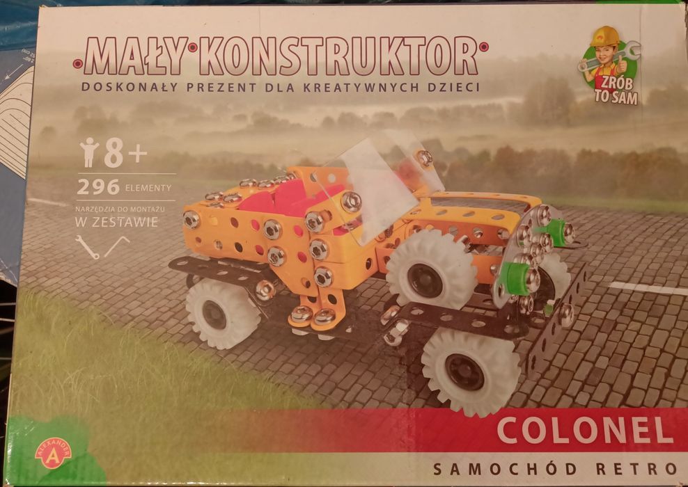 Zabawka do składania samochód 8+