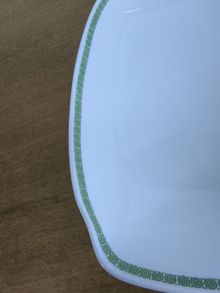 Porcelanowa miseczka R.C. Rosenthal Noritake Bavaria – zielony geometr