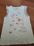 T-shirt branca de menina da Ativo