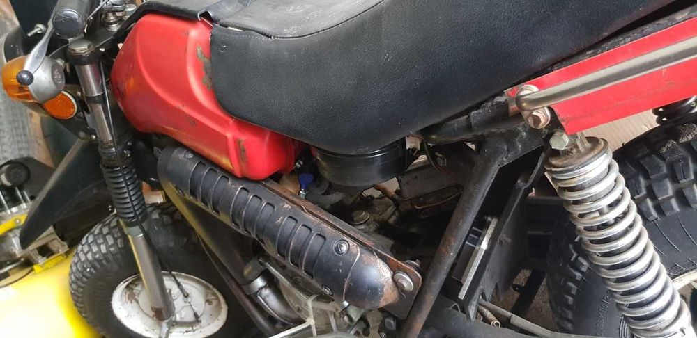 Мотоцикл Тула,в рідній фарбі,збережено оригінальний стан.