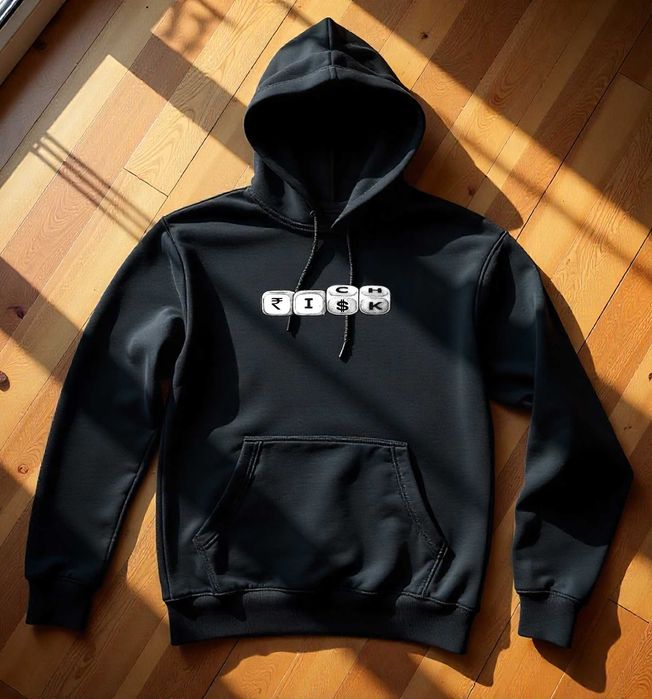 Męska Czarna Bluza M Rich Risk