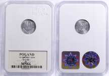 PRL 10 Groszy 1974 Grading MS-66