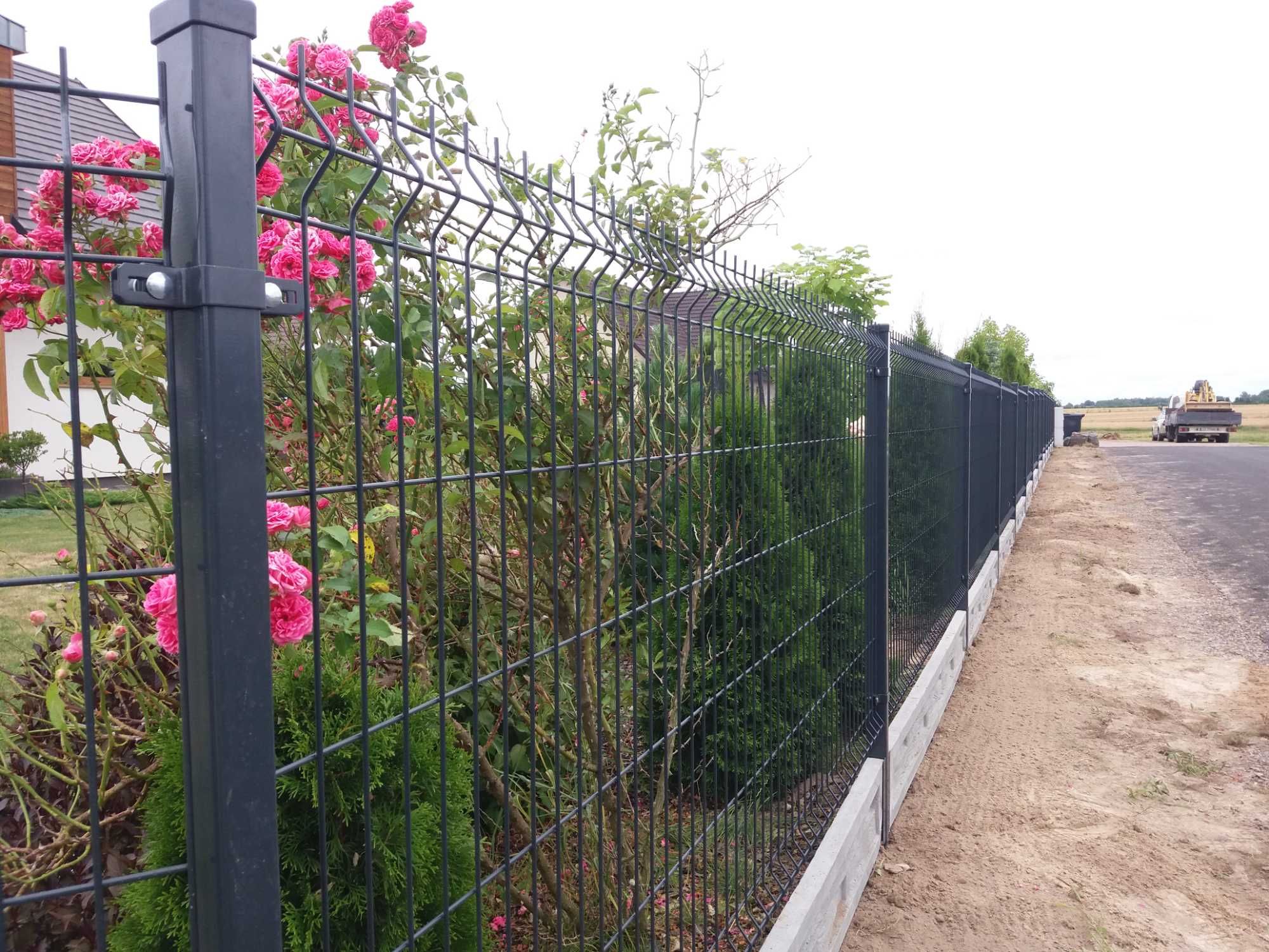 Słupek H= 200 cm 60/40  grafit ,czarny,zielony,brązowy