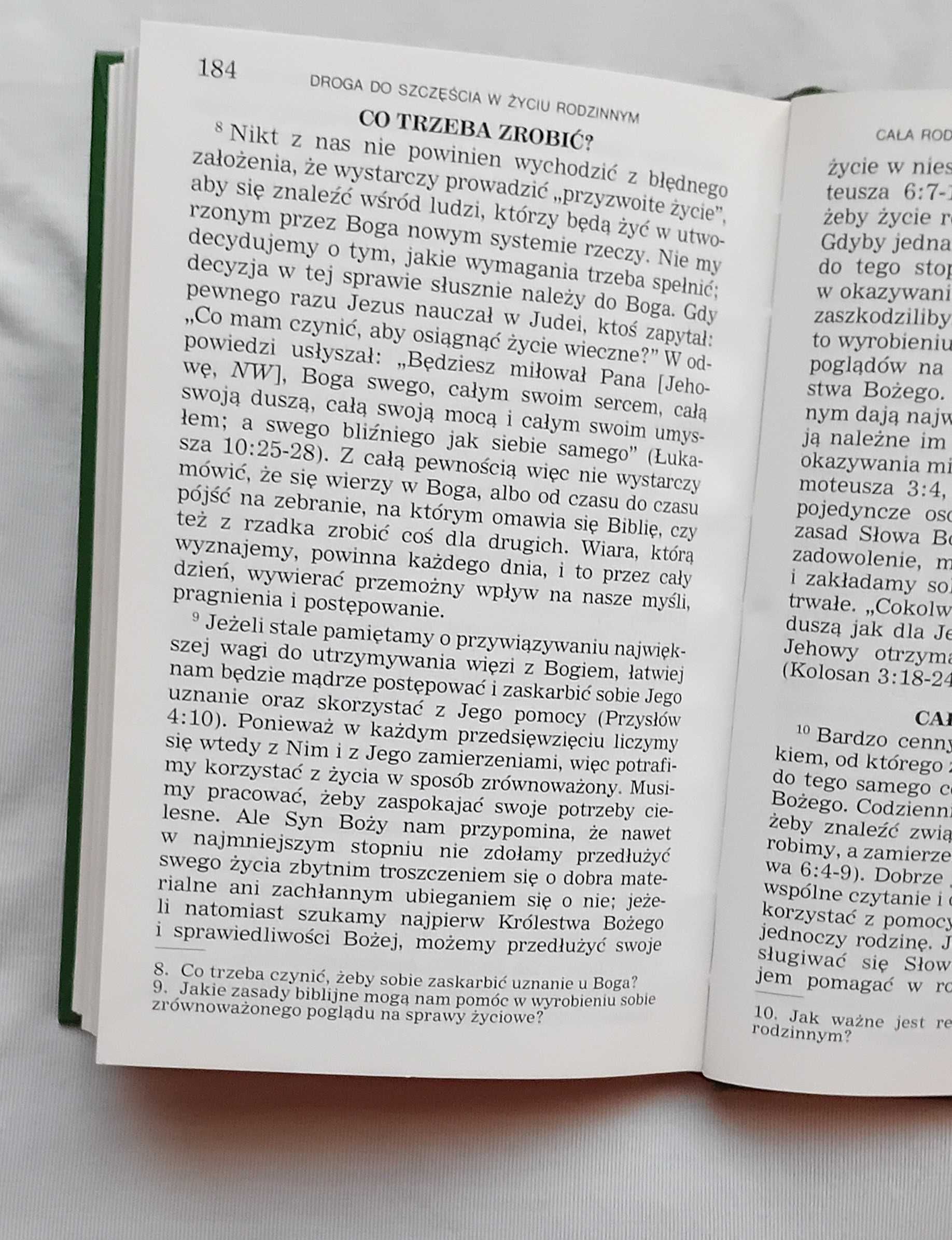 Droga do szczęścia w życiu rodzinnym. Watchtower Bible Society, 1983r.