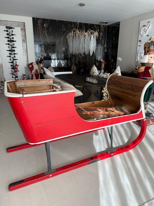 Trenó de natal tamanho real