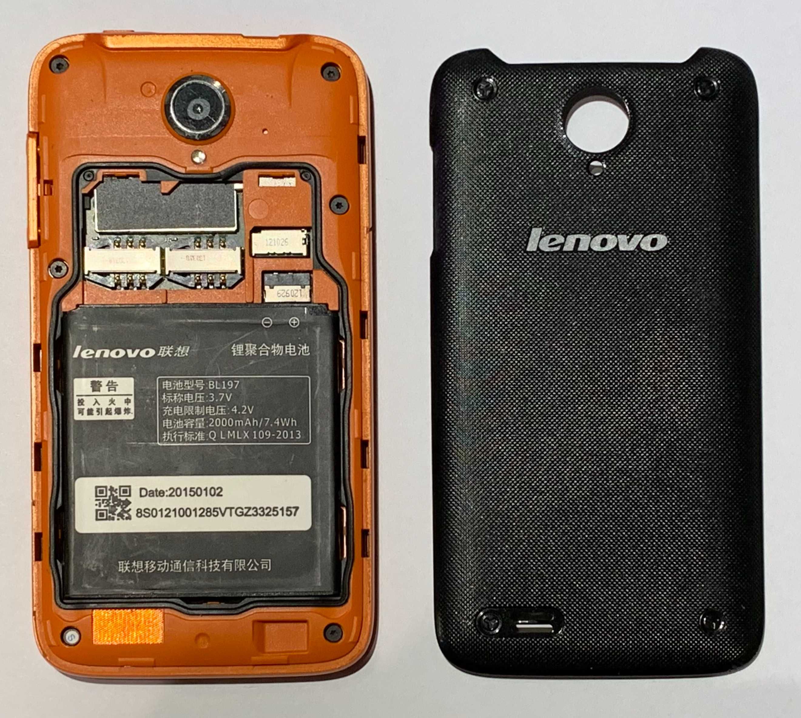 Lenovo S750 Wodoodporny IP67 Czarno-Pomarańczowy