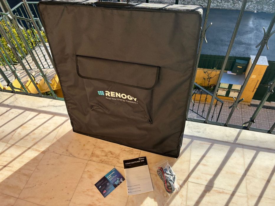 Painéis solares portáteis da renogy com 400w   Compatível C/ geradores