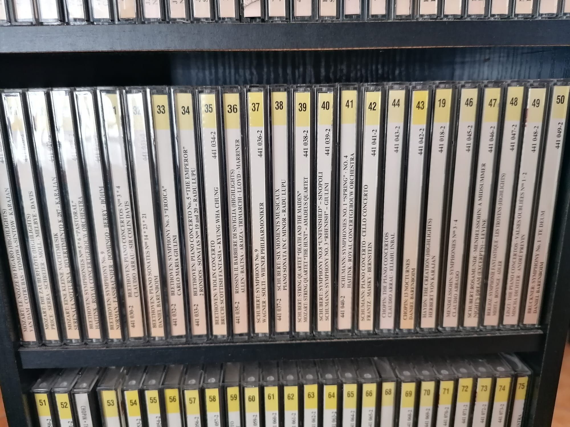 Coleção, CD's de música clasica, 120 pcs.
