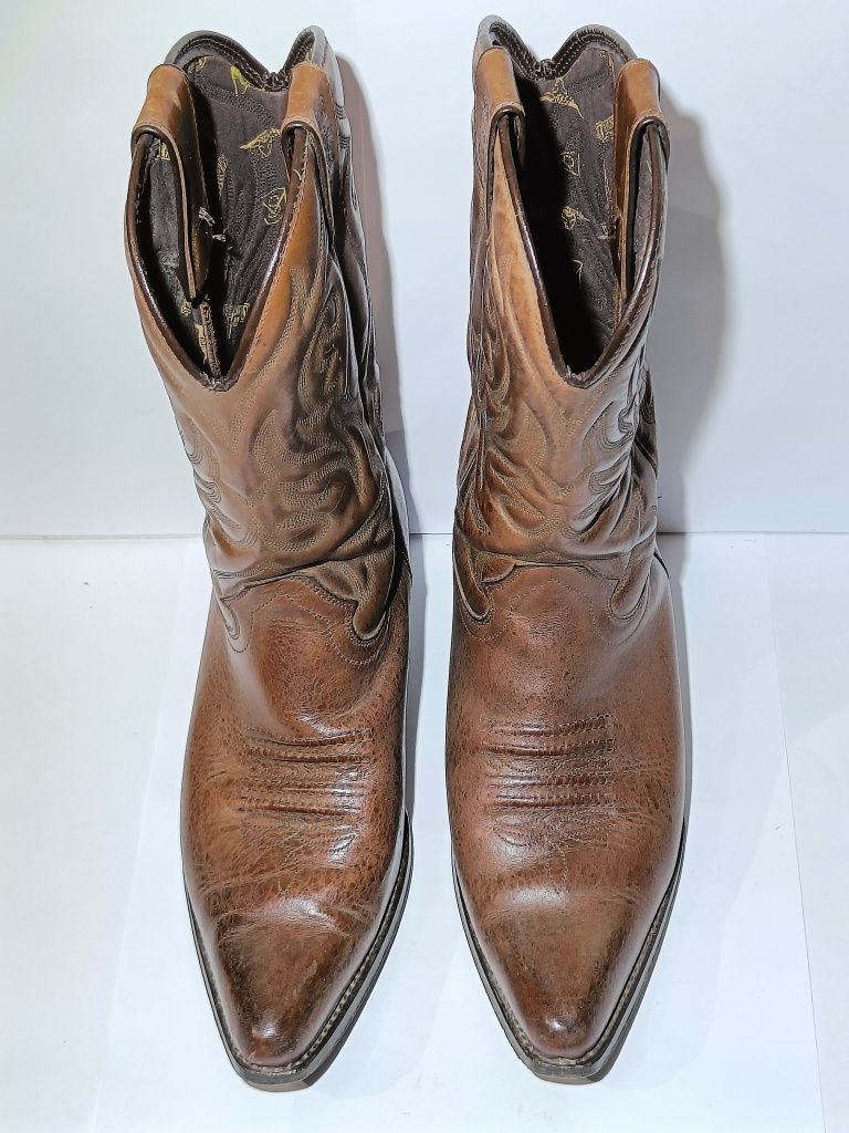 Skórzane Buty Kowbojskie Joe Sanchez  Rozmiar EU 43 (28cm)  Brązowe
