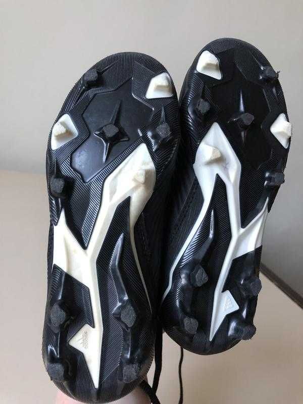 Бутси adidas predator 18.3 fg black / black шиповки бутсы