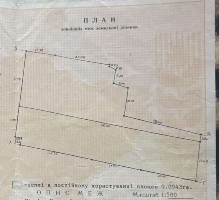 Продам земельну ділянку з будинком