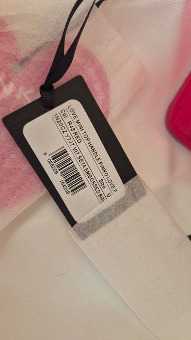 Torebka Pinko Love mini top handle czerwona