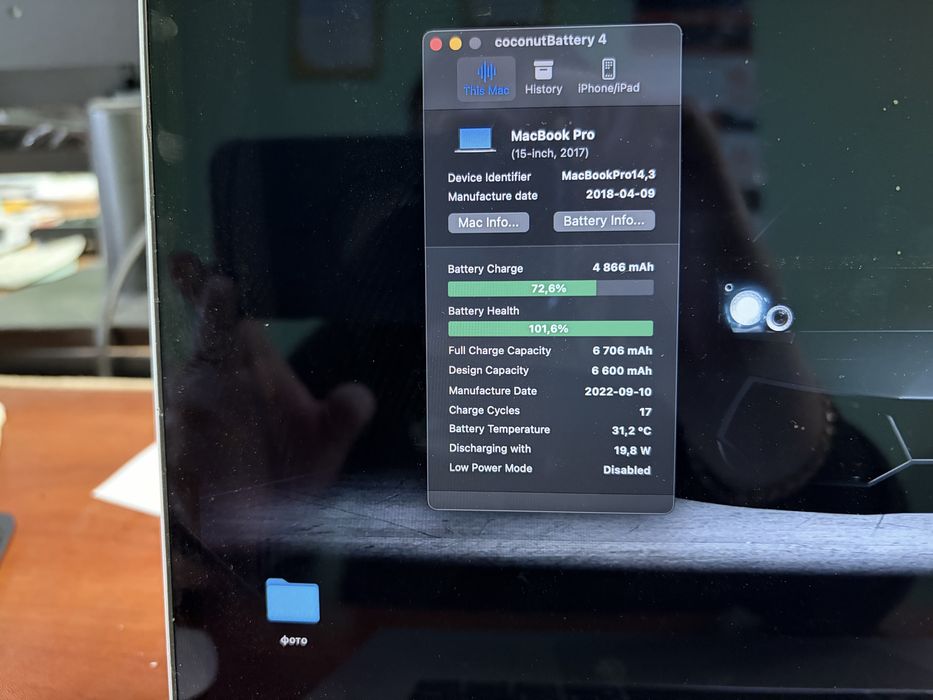 Macbook pro 15 inch 2017 touch bar
