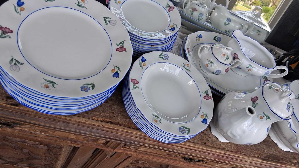 Conjunto spring e peças vista alegre