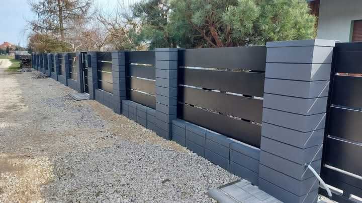 ALA KLINKIER IMITACJA KLINKIERU bloczek ogrodzeniowy ogrodzenie słupek