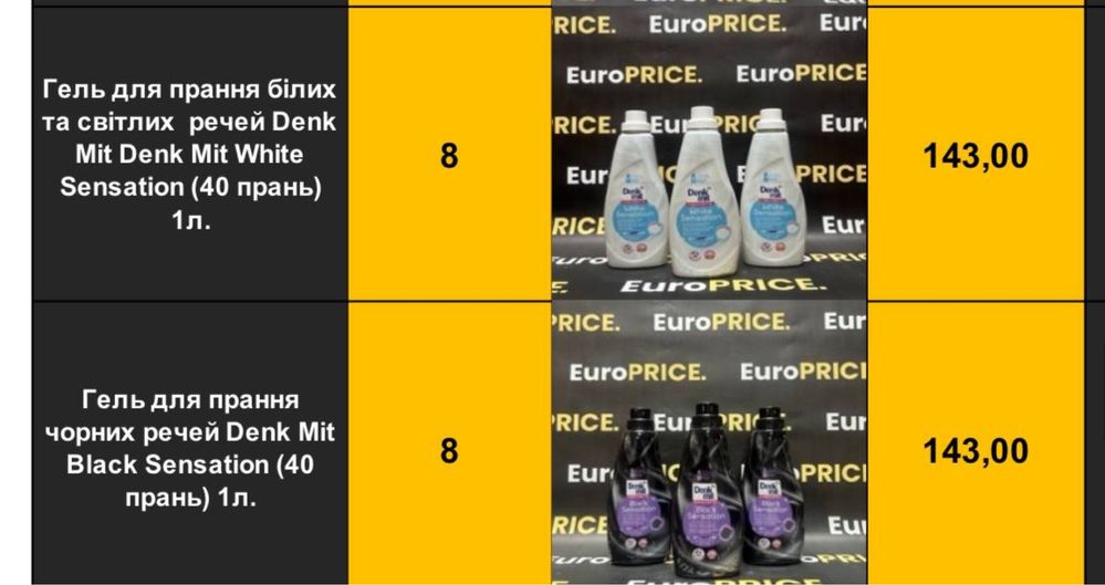 ХІТ ПРОДАЖУ ГЕЛЬ для ПРАННЯ білих/світлих/чорних речей. Швидка Доставк