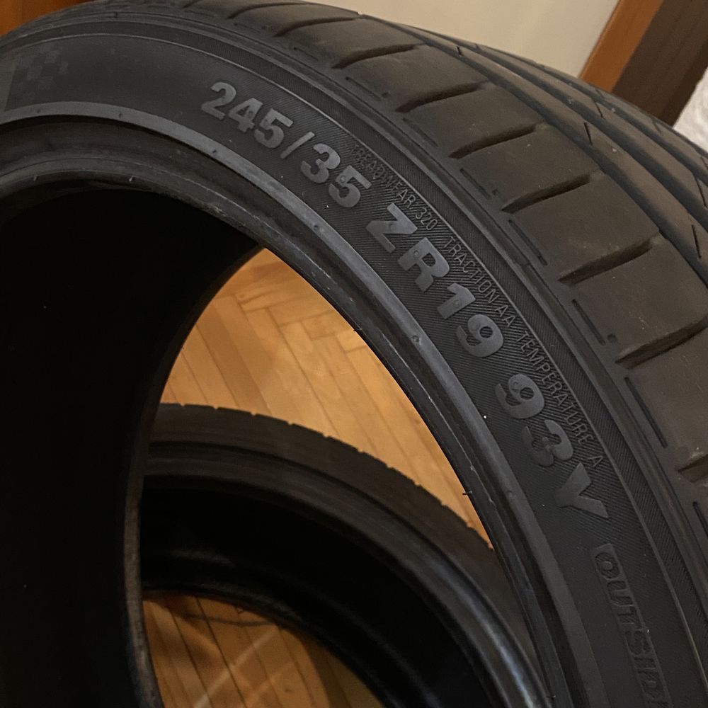 Комплект гуми 245/35 r19 255/35 r19