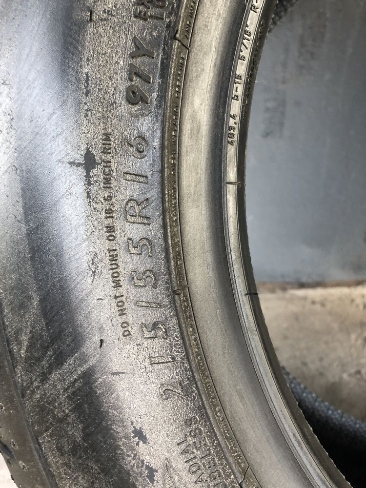 Dunlop 215/55 R16. 2018г,