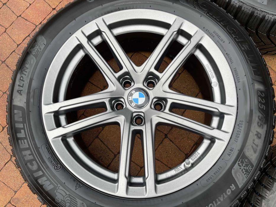 3756. Koła zimowe BMW G20 G21 5x112 ET30 225/50/17 Goodyear 8mm 2023r