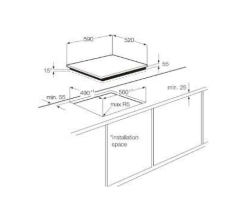 Płyta indukcyjna Electrolux EHD60020P