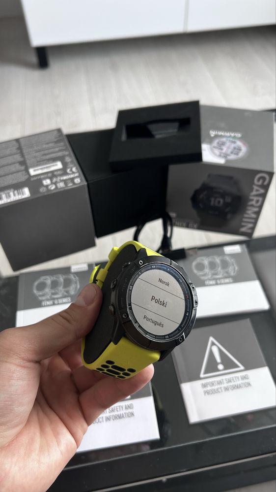 Zegarek Garmin Fenix 6x Pro w zadbanym stanie !