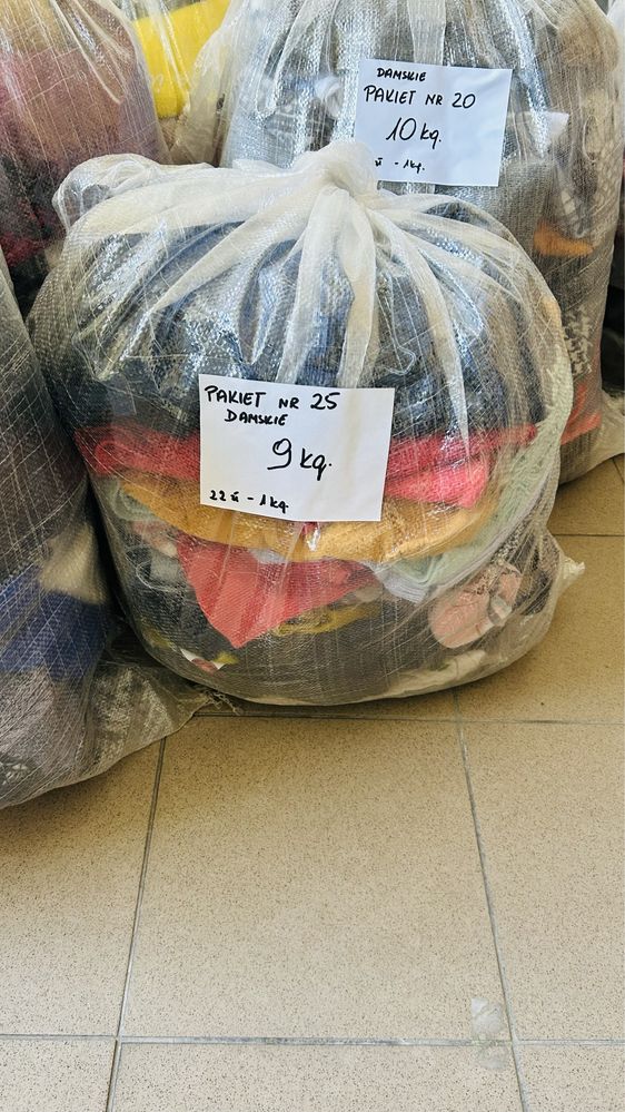 Pakiet odziezy damskiej 9 kg
