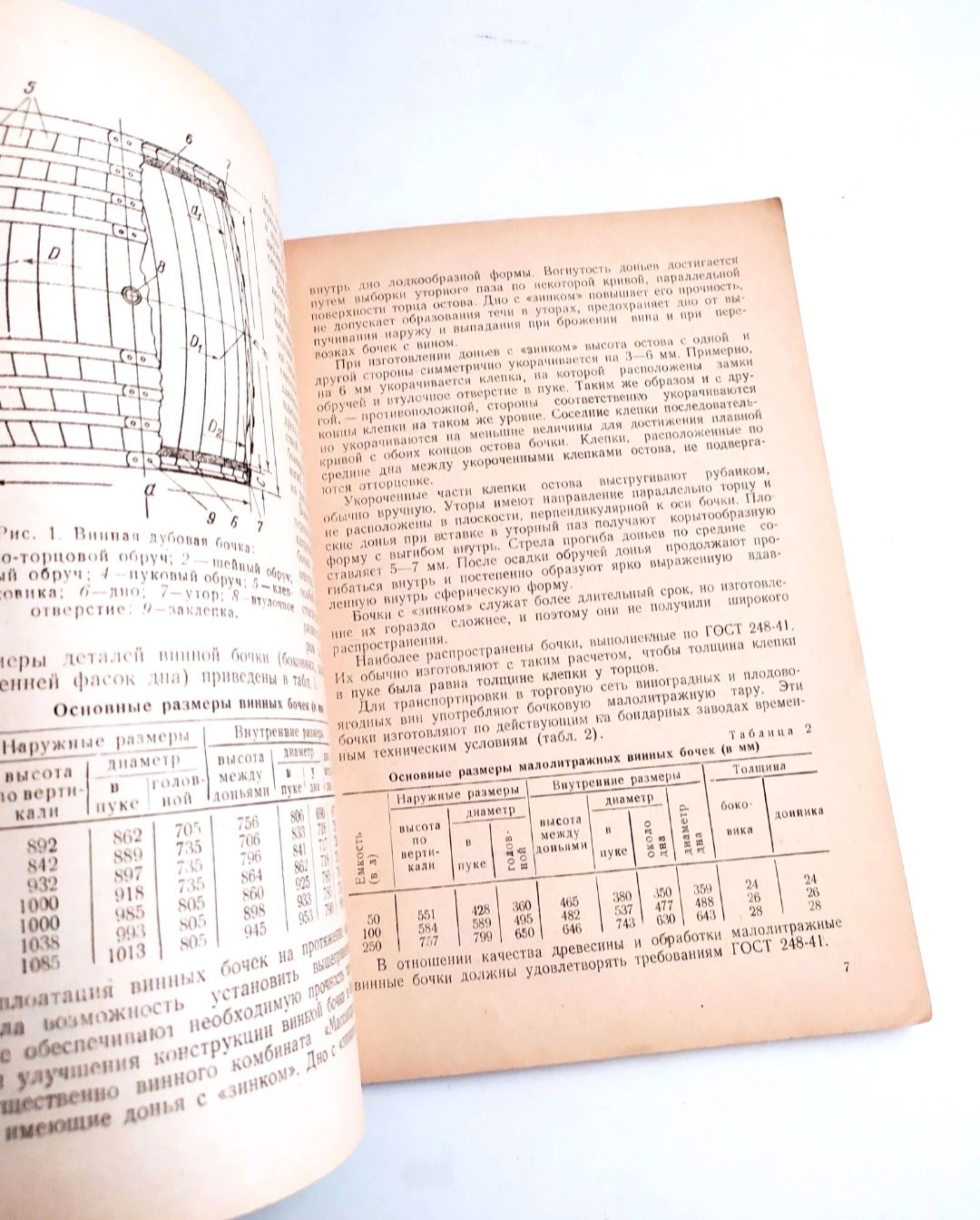 БОЧКИ ВИННЫЕ и КОНЬЯЧНЫЕ Руководство по производству бондарное дело