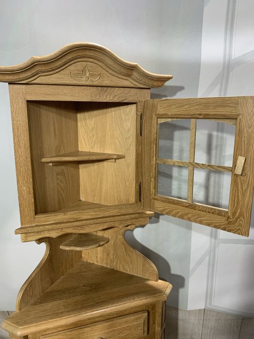 Кутова вітрина, кут, угловая, угол, креденс, витрина бу, сервант комод