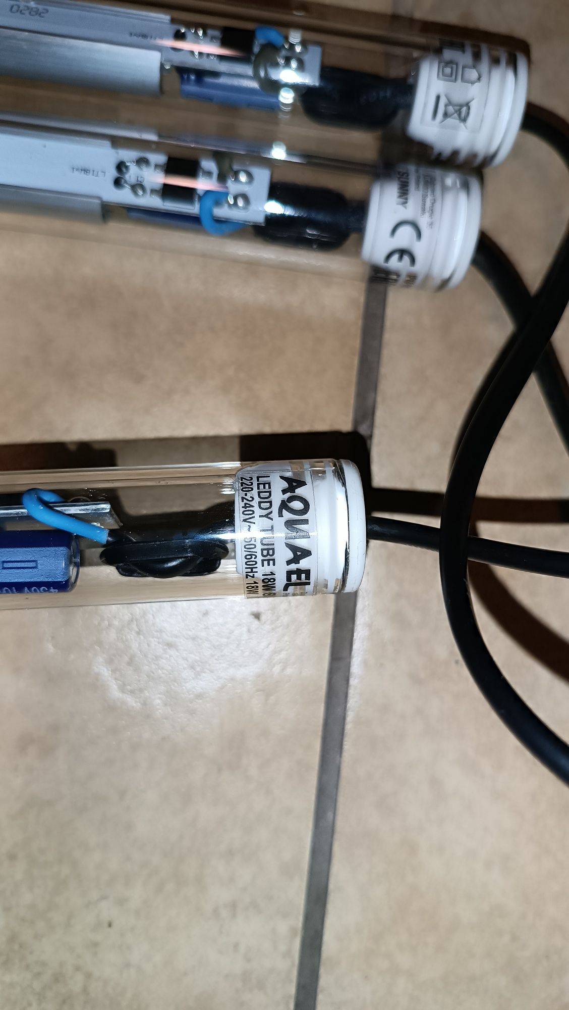Ledy tube 18W sunny AQUAEL - 3 sztuki