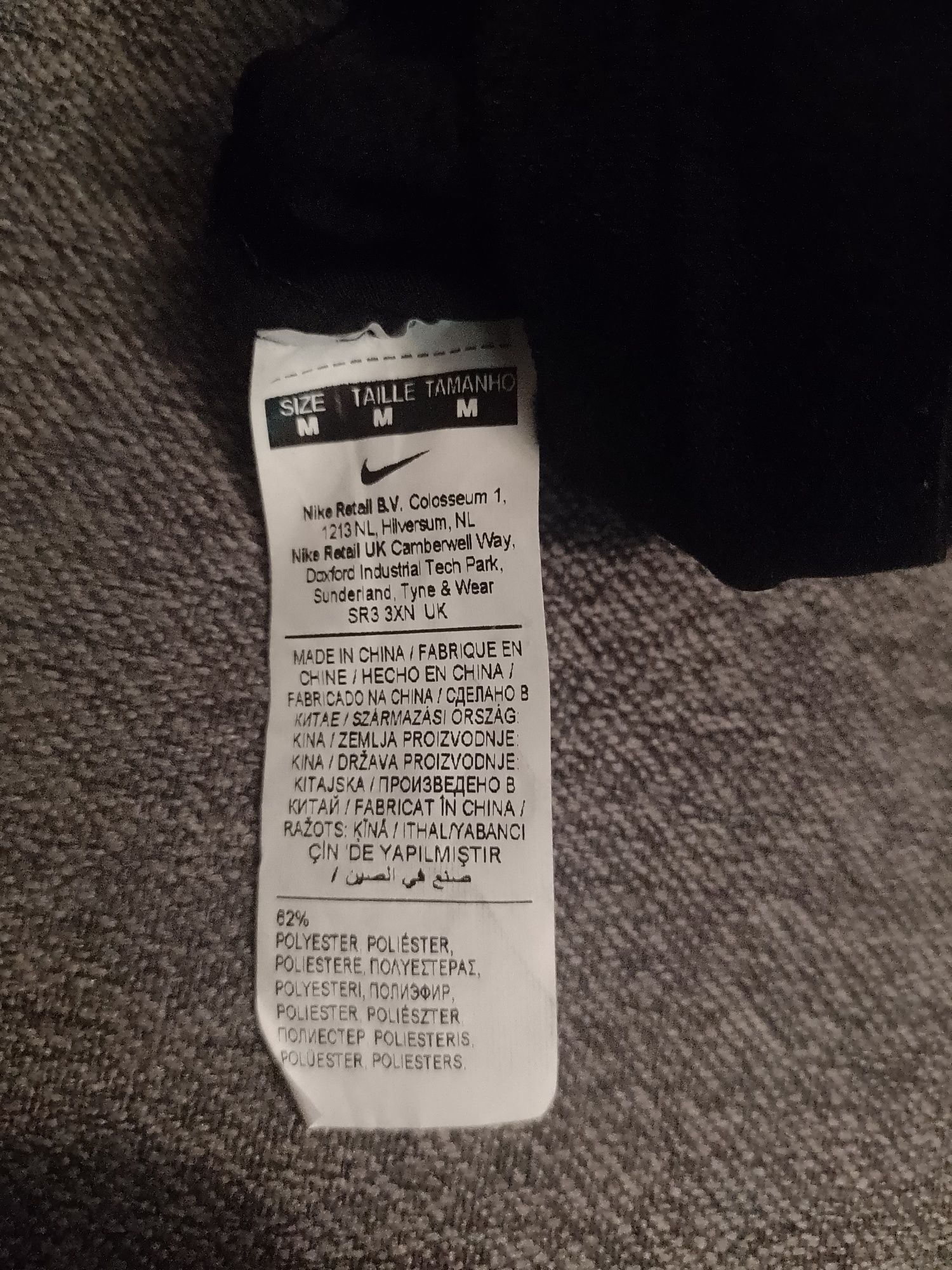 Czarne rękawiczki Nike Therma-Fit męskie rozmiar M