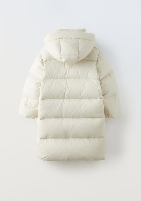 Пуховик Zara пухове пальто куртка