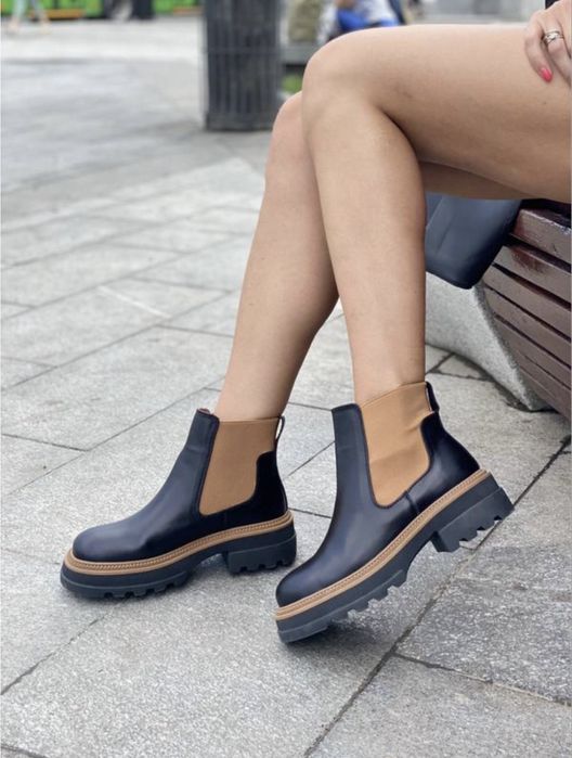 Нові шкіряні челсі , ботінки , чоботи , сапоги