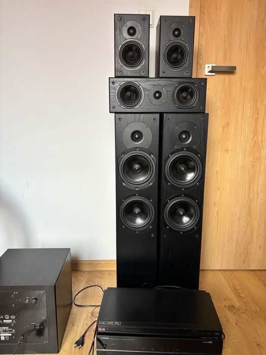 Kino domowe Yamaha HTR 3065 głośniki Prism 100