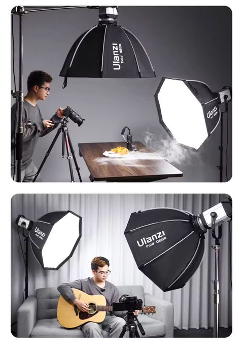 Софтбокс Ulanzi DS60 60 см з сотами і кріпленням Bowens для світла