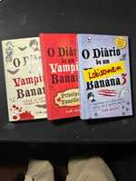 livros diário de um vampiro banana 1-3