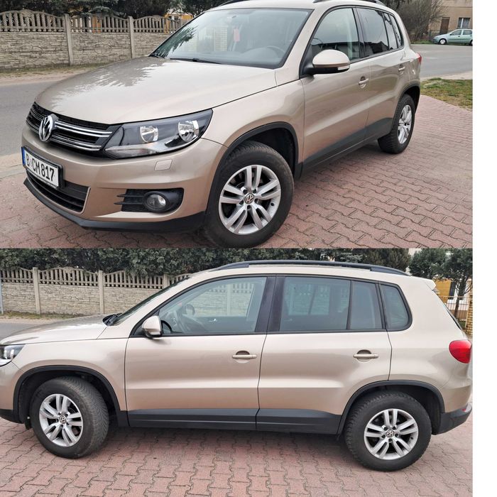 VW Tiguan 1.4 TSI 122 KM (2012r.) | Po Wymianie Rozrządu | Beżowy Met.