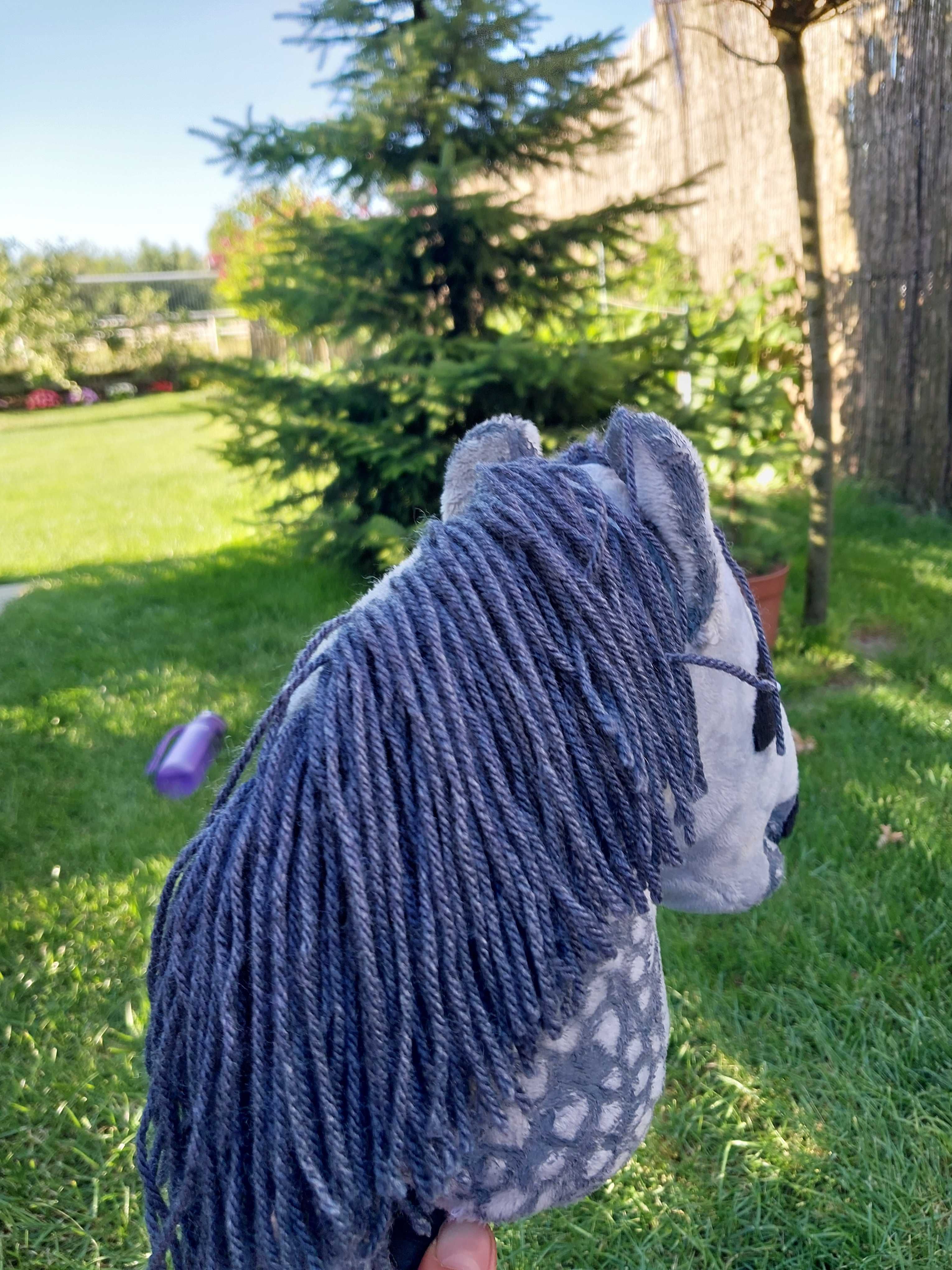 Hobby horse siwy w jabuszka A4-A5 BLN