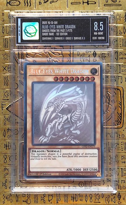 Blue-Eyes White Dragon Ghost Rare Yugioh