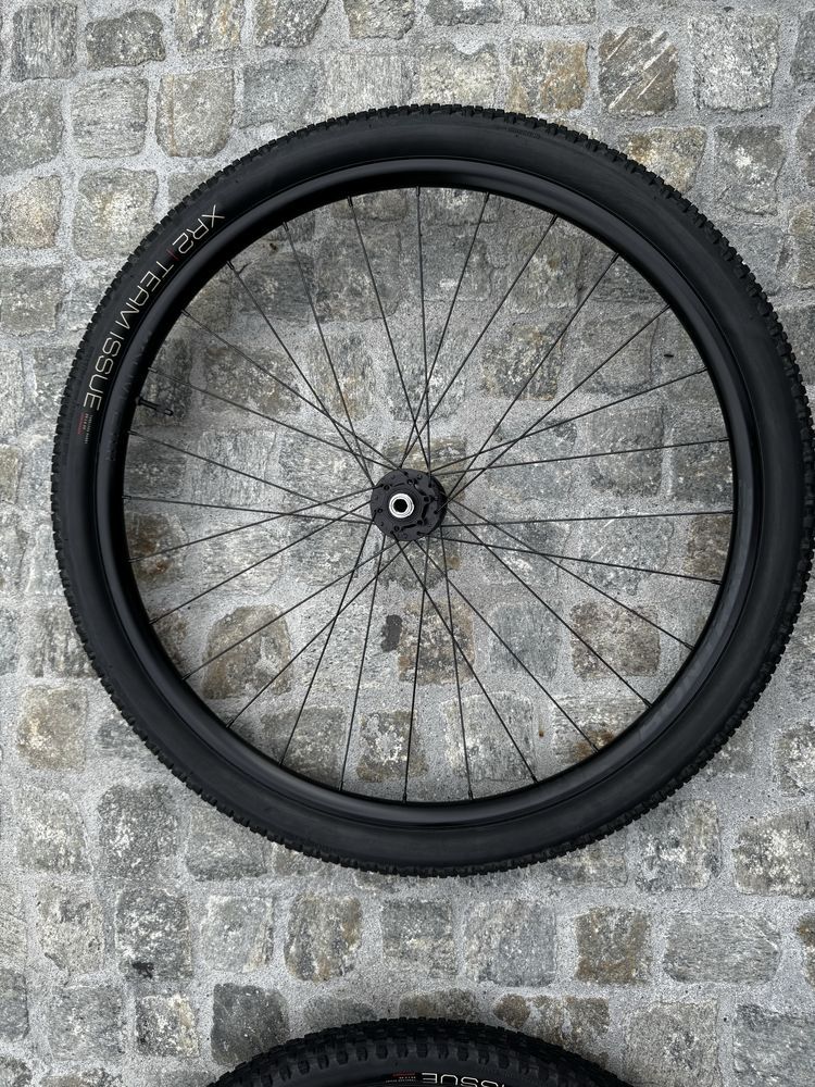 Zestaw koła bezdętkowe trek bontrager kovee tlr 29 boost 148 z oponami