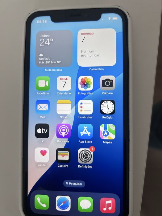 Iphone 11 branco 64 gb impecavel e todo original