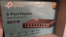 Switch TP-Link TL-SG108E 8 Portas Gigabit Smart Managed - NOVO
