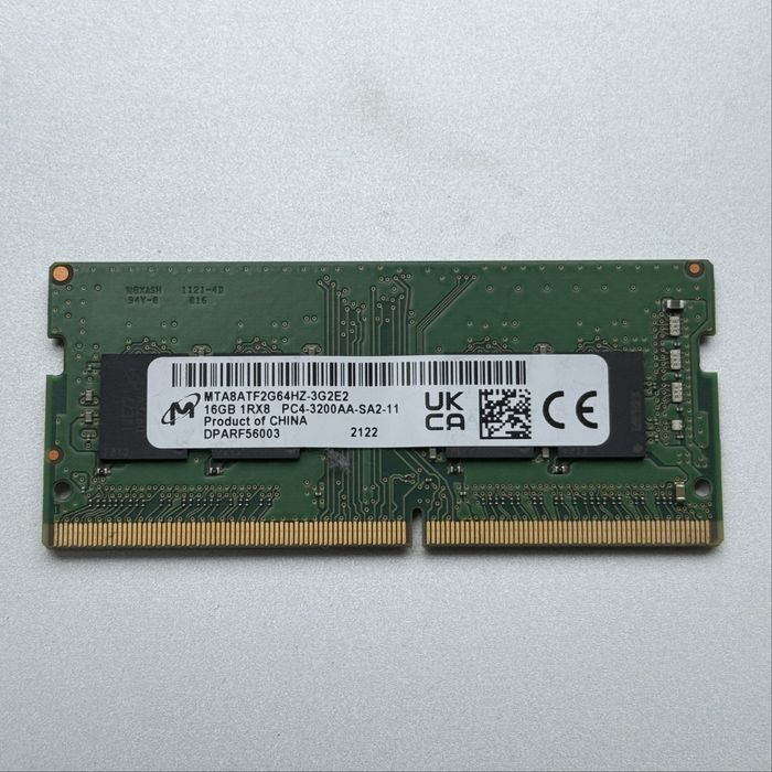 Оперативна пам'ять Micron 16GB DDR4 3200Hz