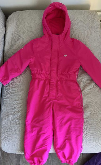 Kombinezon zimowy narciarski 4f dziewczynka 104 jak 110 j.nowy neodry