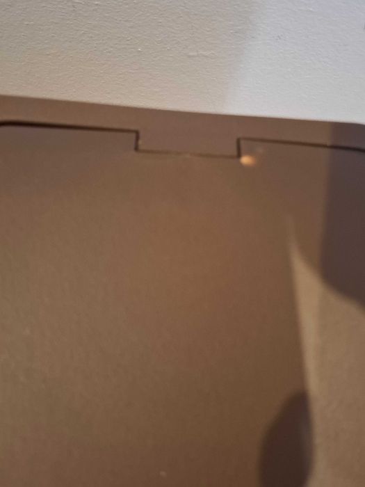 Kosz na śmieci ,3-komorowy ,kremowo-brązowy