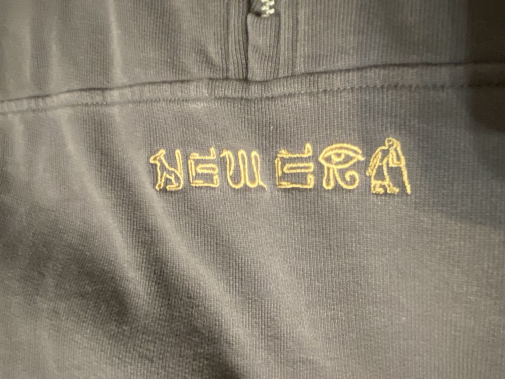 New Era Quarter Zip Ancient Culture Dark Grey світшот, худі, ню ера