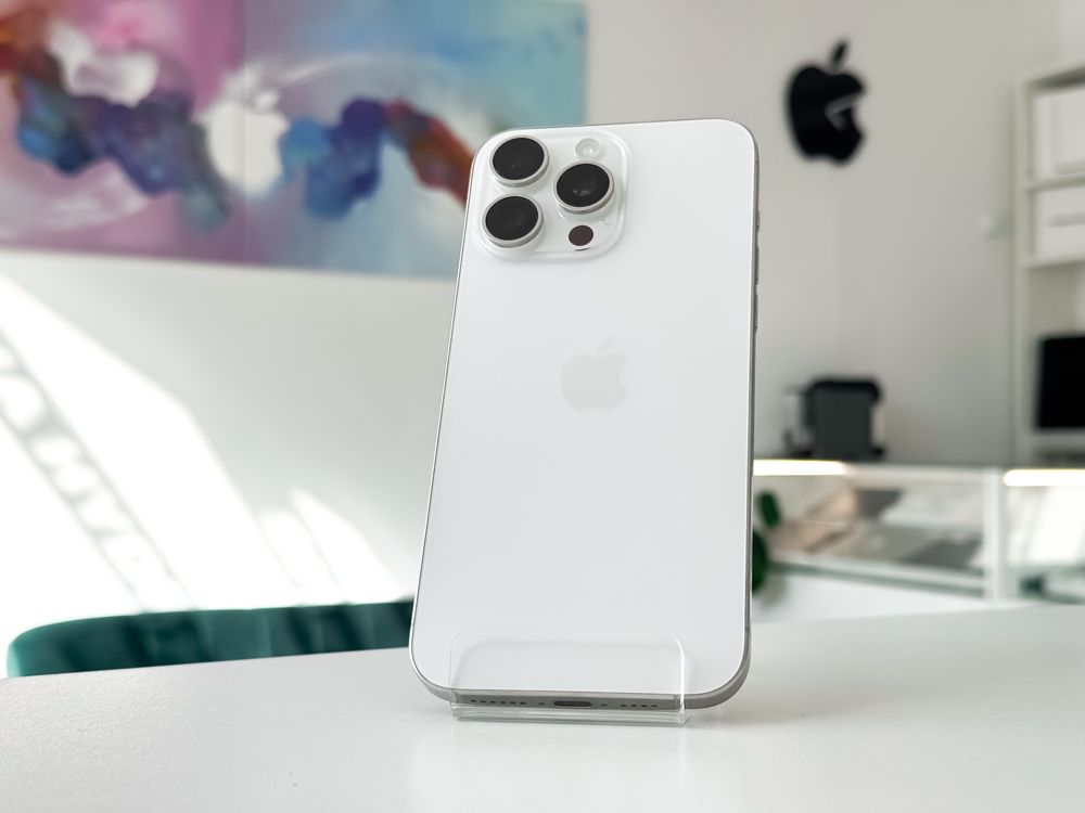 iPhone 15 Pro Max 256 GB Biała Perelka jak Nowy Sklep Gwarancja