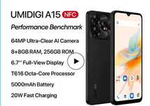 UMIDIGI A15. 16(8+8)Gb/256Gb, 64Mp/16Mp, 5000ma/h, NFC+Подарунок