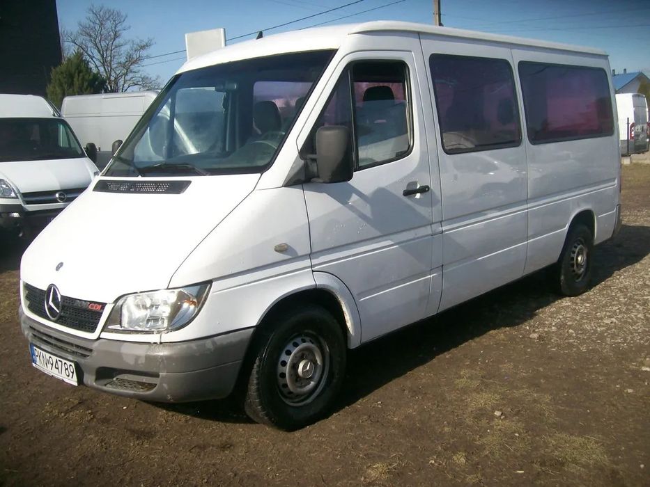 Mercedes-Benz Sprinter 9 osobowy, Ładny, Zadbany, Pełna Opcja