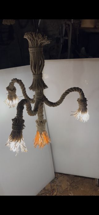 Люстра лофт канаты